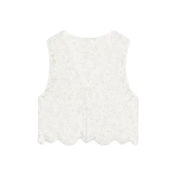 ZARA Tank Tops Women's Frosted White