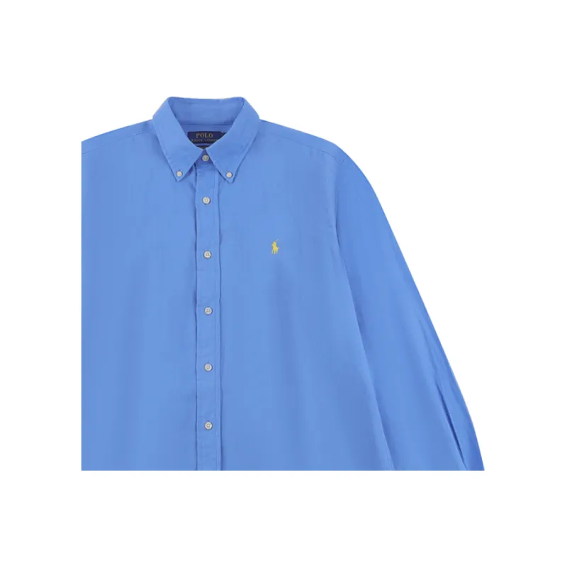 Polo Ralph Lauren SS25 Shirt Men's Texture Blue-2