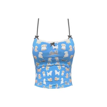 Pa33word Camisoles Women's Blue