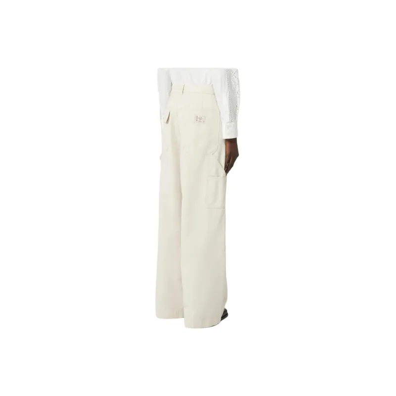 WEEKEND MaxMara Cargo Pants Women's White-2