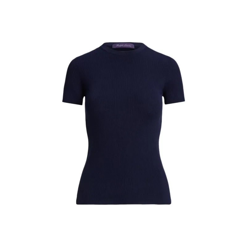 Ralph Lauren Collection Regular T Shirt Women's Dark Blue-0