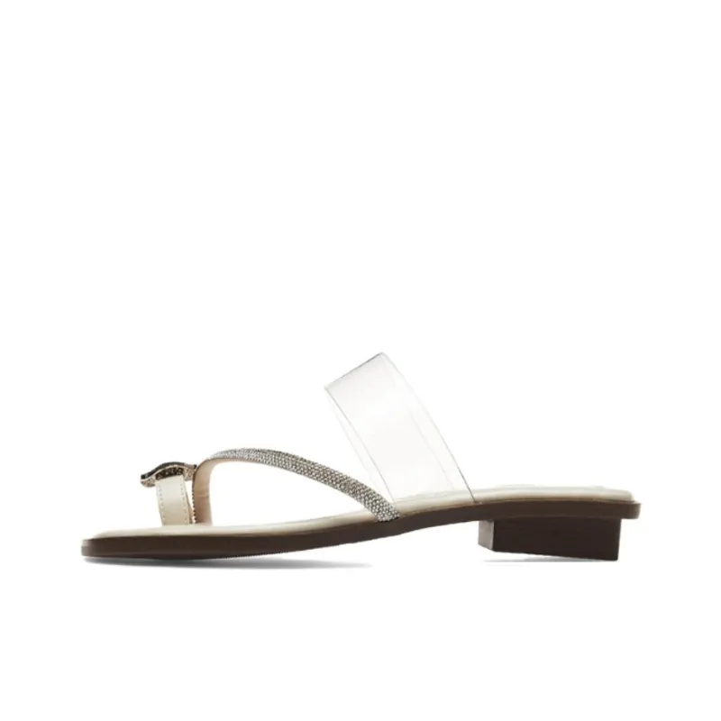 AGSDON Rubber Sole Quiet Slide Slippers Women's-7