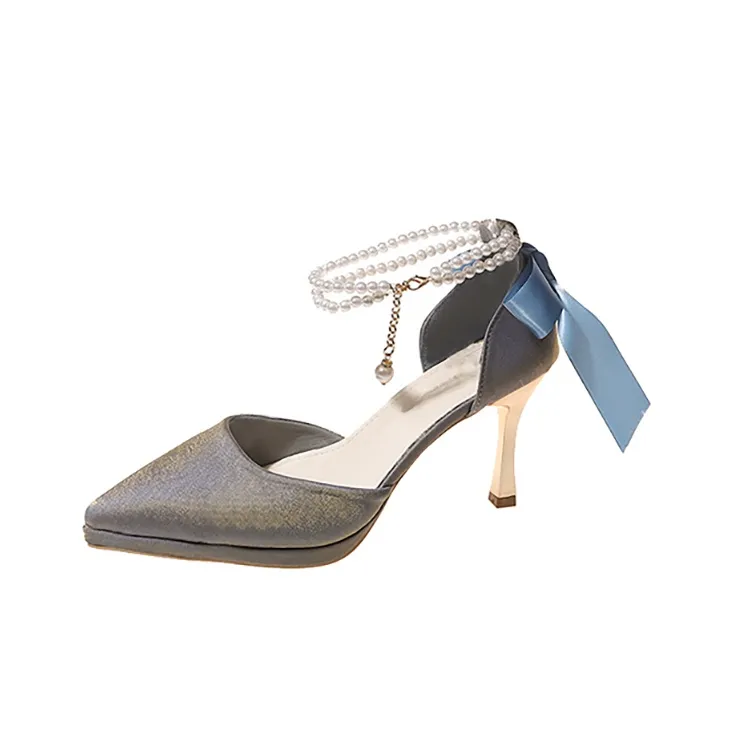 Dawei's House Slim Heel High Heels Women's-0