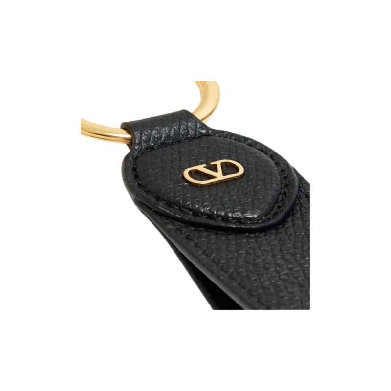 Valentino Vlogo Calfskin Bag Accessory Women's Black-2