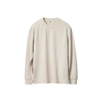 UNIQLO T Shirts Unisex Light Beige