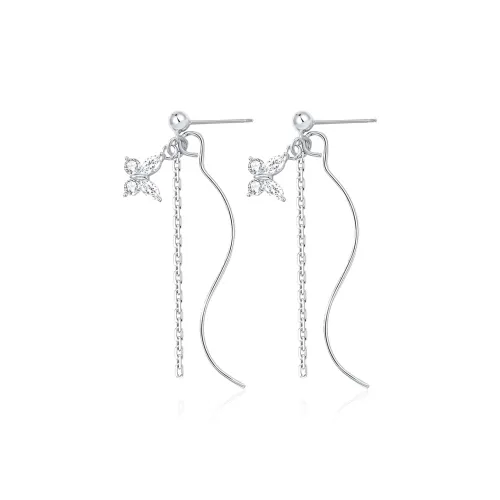 SEVEN COOK 925 Sterling Silver Earrings Women's