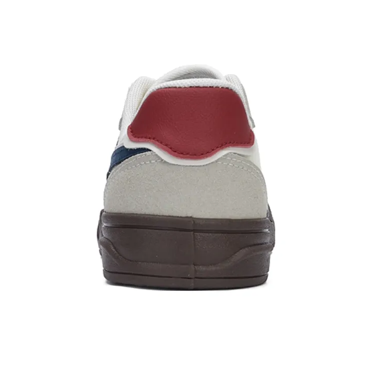 Warrior Abrasion Resistant Slip Resistant Low Top Canvas Shoes Women's Beige Gray Dark Blue-3