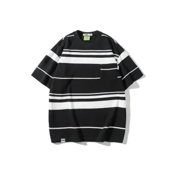 Jeep JEEPlifestyle T Shirt Unisex Black White Stripes
