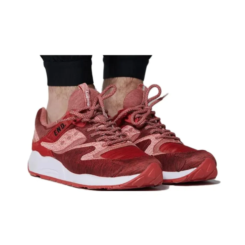 Saucony Grid 9000 End Red Noise-4