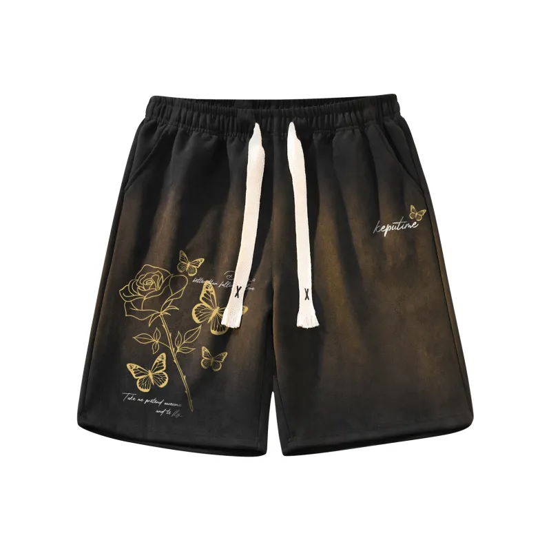 Kepu Casual Shorts Unisex Black-9