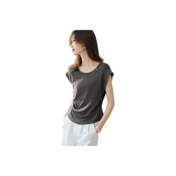 Mo Han Yi Mei Flutter Sleeve T Shirt Women's