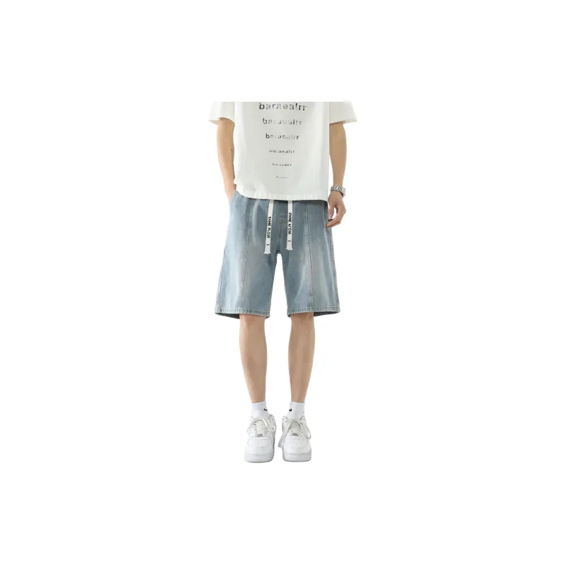SAME FLOW Denim Shorts Unisex-5