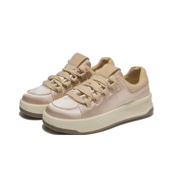 BDED Slip-Resistant Cushioning Breathable Height Increasing Low-Top Skateboard Shoes Women's