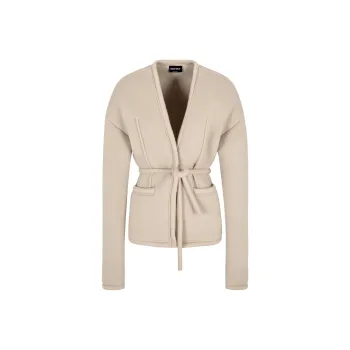 GIORGIO ARMANI Single breasted Jacket In Viscose And Cashmere Jersey