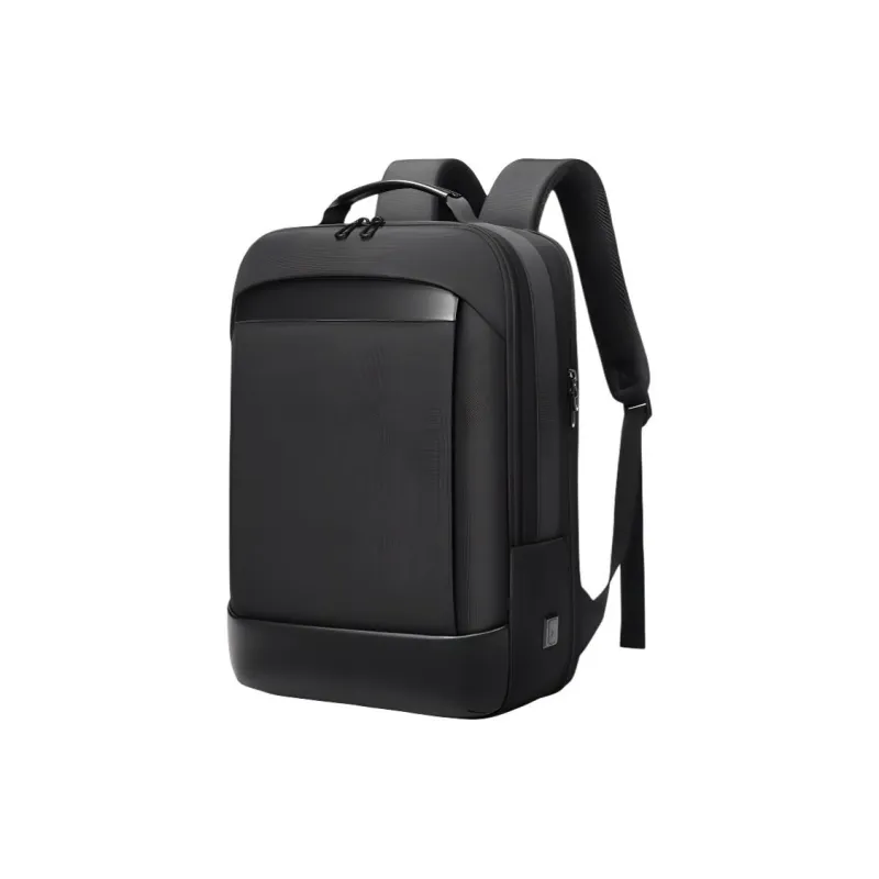 VIHUS Double Yarn Oxford Fabric Backpack Men's Black-0