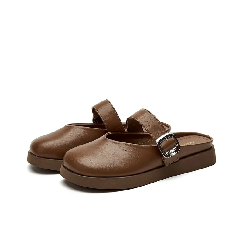 Rich Birds Rubber Sole Slip Resistant Closed Toe Slippers Women's-2