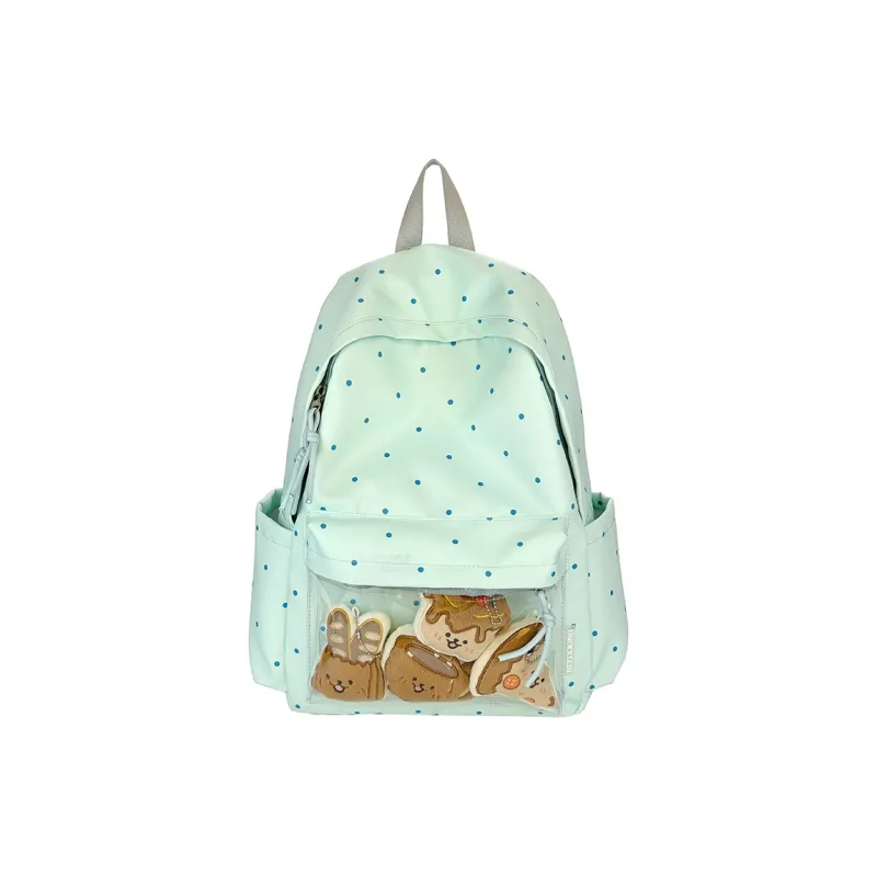 BAODIDAISHU Oxford Backpack Regular Women's White/Yellow/Black/Pink/Blue-27