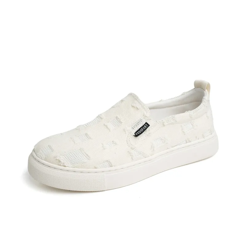 FED Low Top Casual Shoes Men's White-1