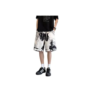 CORNILOT Casual Shorts Unisex White