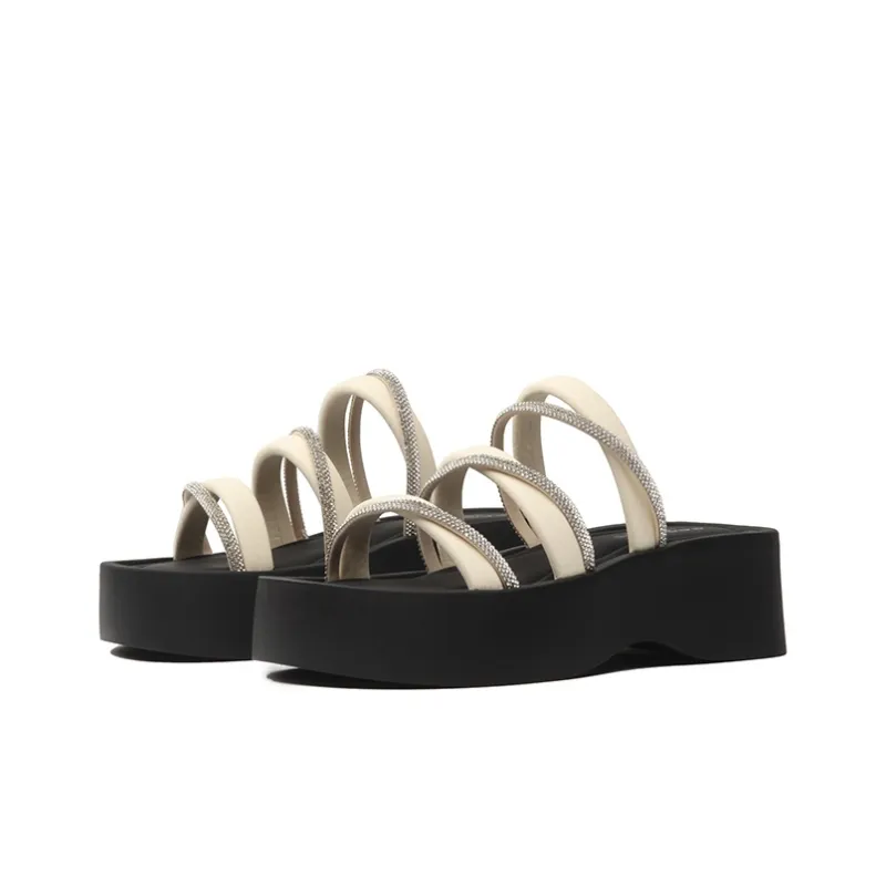 AFJI Rubber Sole Quick Dry Slide Slippers Women's-6