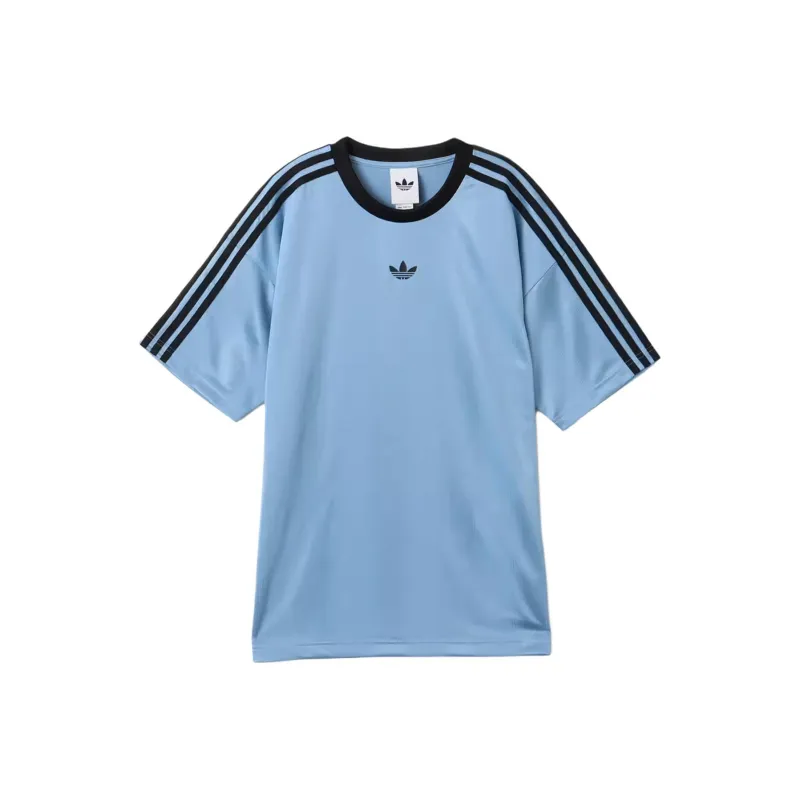 Adidas Originals ADICOLOR JACQUARD T Shirt Unisex Gray Blue/Black-0