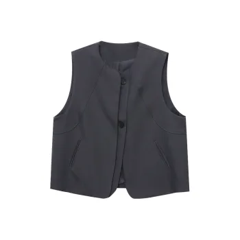 CHARM PICK Tank Tops Women's Gray