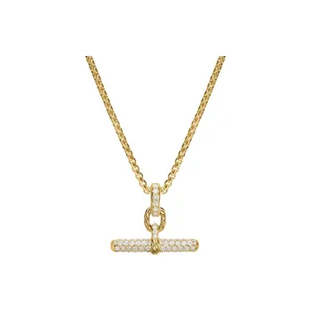 David Yurman 18K Gold Dy Madison® Diamond Necklace