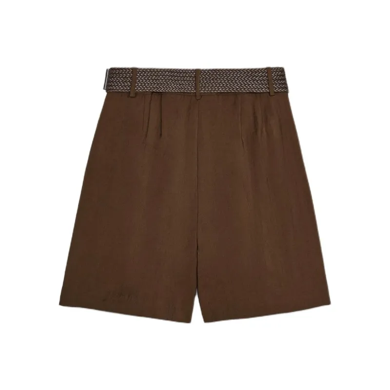 ZARA Casual Shorts Women's Brown-1