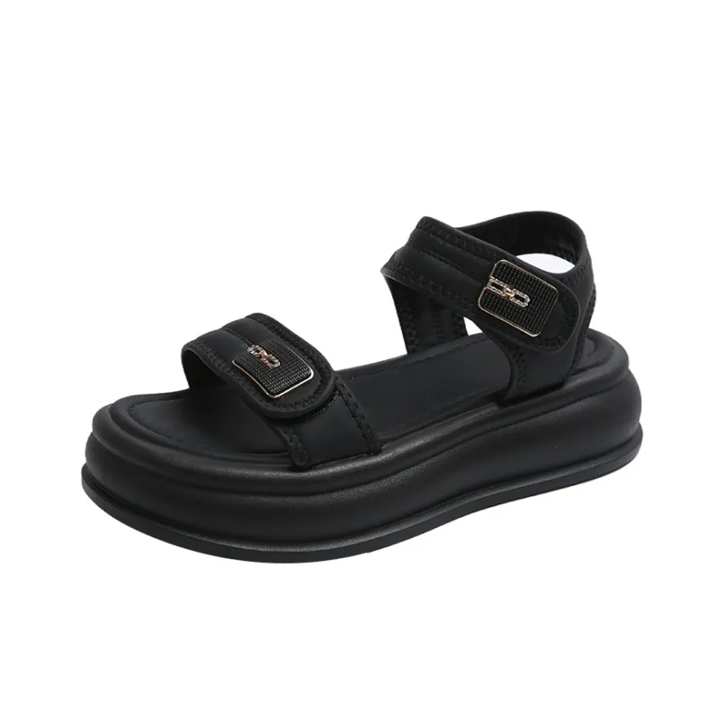 WUJI One Strap Sandals 5CM Women's-0