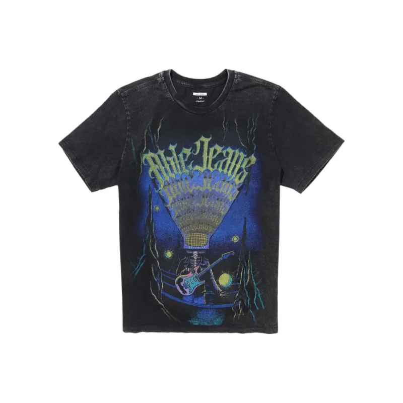 ABLE JEANS T Shirts Unisex Meteorite Gray-0