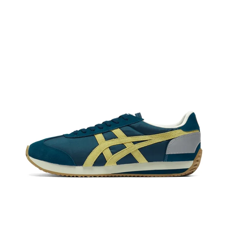 Onitsuka Tiger CALIFORNIA 78 VIN Low Top Casual Shoes Unisex Blue Yellow-0