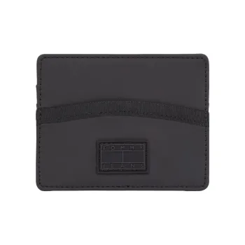 Tommy Hilfiger Brand Logo Card Holder Men's Black