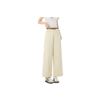 FAWENXIANGZI Jeans Women's Beige Yellow