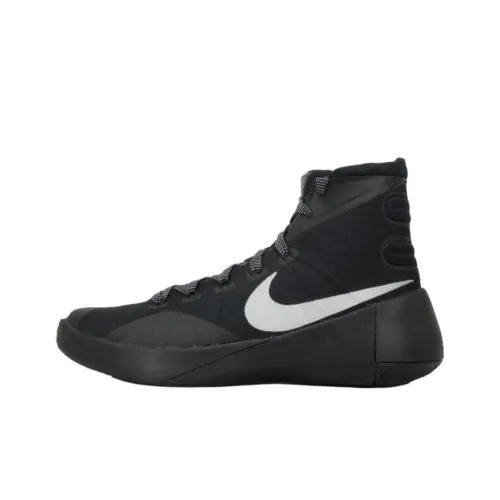 Nike Hyperdunk 2015 Anti Slip Wear Resistant High Top Basketball Shoes Men's Black