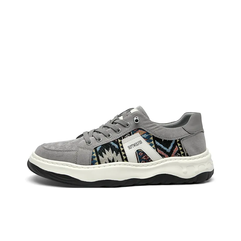 SEPTWOLVES Low Top Skateboard Shoes Men's-7
