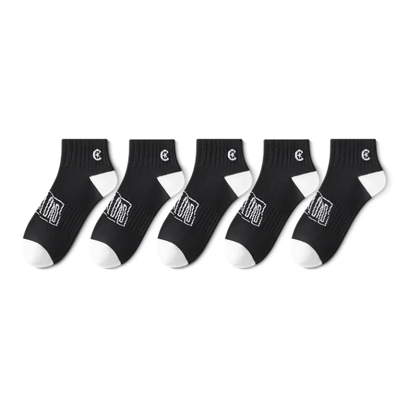 LUOLIAN Ankle Socks Men's 5 Pack-2