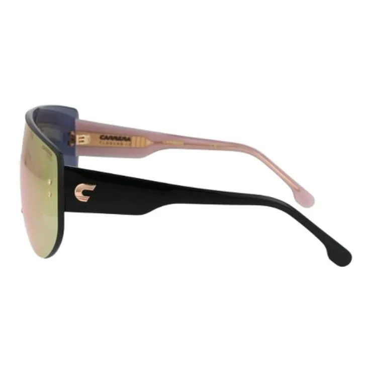 CARRERA Metal Acetate Square Sunglasses Women's Black-3