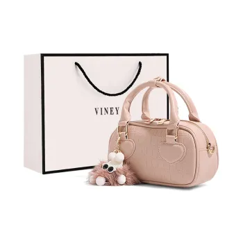 VINEY Synthetic Leather Handbag Regular Women's Multicolor