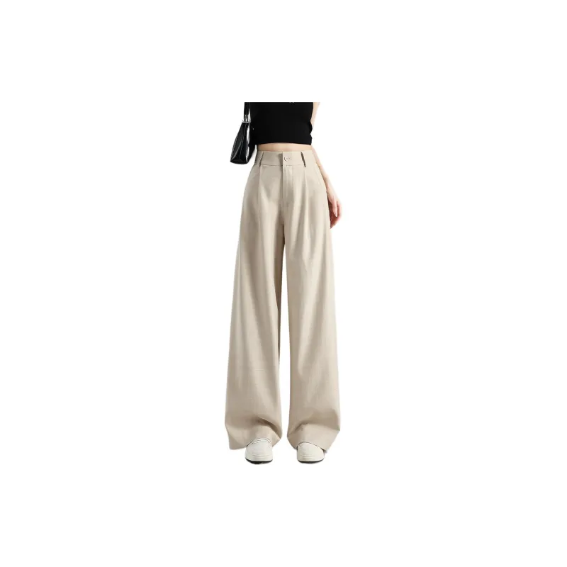 Tonlion Suit Trousers Women's Linen-0
