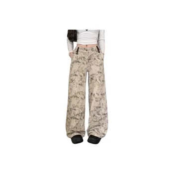 MGXEK Jeans Unisex Print Tie Dye