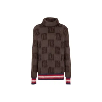 BALMAIN Brushed Monogram Jumper