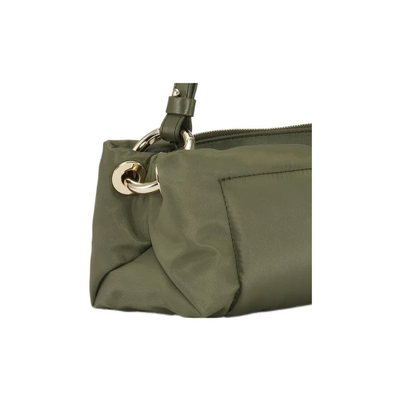 GANNI Nylon Baguette Bag Handbag, Shoulder Bag Women's Army Green-2