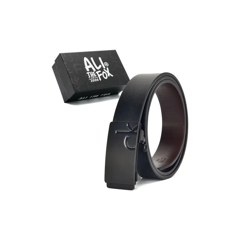 ALI THE FOX Genuine Leather Belts Unisex 3.4CM-14