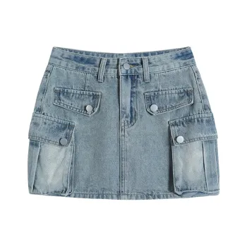 YINLEI Denim Short Skirts Women's