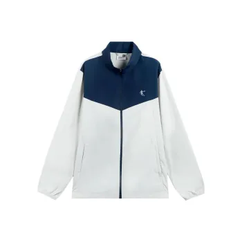 QIAODAN Trench Coat Men's Jordan White/Nova Blue