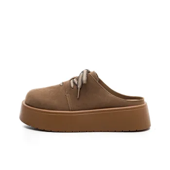 Warrior Odor Resistant Slip Resistant Closed Toe Slippers Women's Coffee