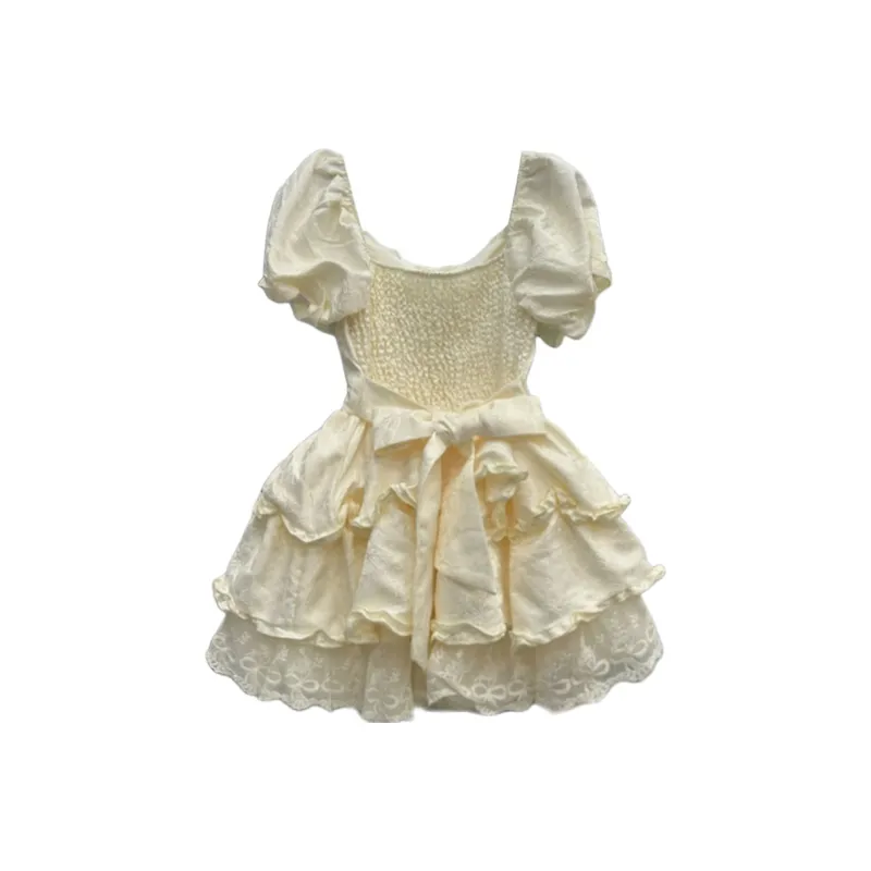 Peaches Peaches Short Sleeved Dress Women's-1