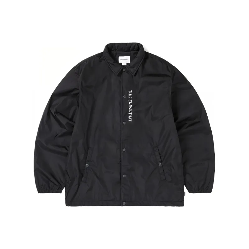 Thisisneverthat Long Field Collaboration Jackets Unisex Dark Marine Blue-1