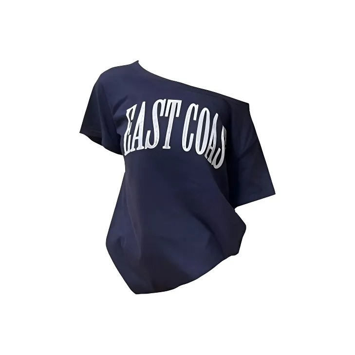 MO VOICE T Shirts Women's Navy Blue-0