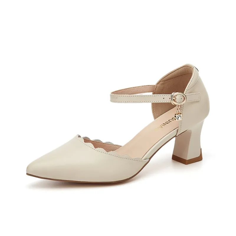 Rich Birds Chunky Heel High Heels Women's-6